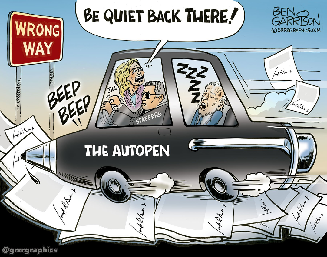 Biden’s AutoPen Scandal, Bigger than Watergate panel 1